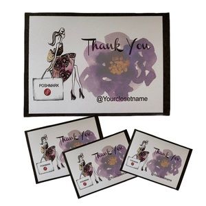 Thank You Card Ladies Fashion design